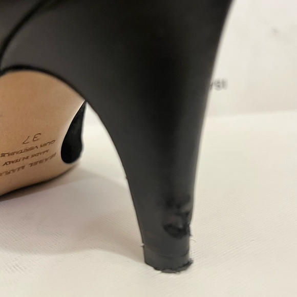 ISABEL MARANT Black Leather and Suede Ankle Boots Size 37/6.5 - Picture 8 of 11